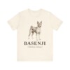 Basenji Latin Shirt, Vintage Dog Sketch Tee, Dog Latin Gift