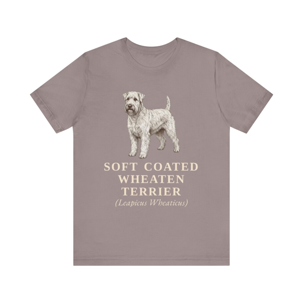 Soft Coated Wheaten Terrier Latin Shirt, Vintage Dog Sketch Tee, Dog Latin Gift