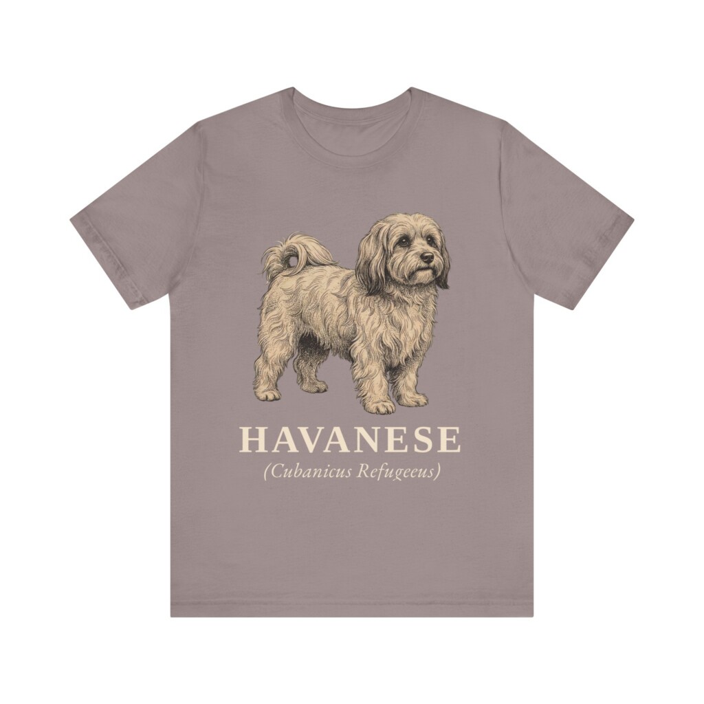 Havanese Latin Shirt, Vintage Dog Sketch Tee, Dog Latin Gift Havanese Latin Shirt, Vintage Dog Sketch Tee, Dog Latin Gift