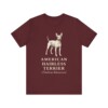 American Hairless Terrier Latin Shirt, Vintage Dog Sketch Tee, Dog Latin Gift