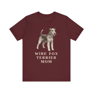 Fox Terrier (Wire) Mom Shirt, Vintage Dog Sketch Tee, Dog Mom Gift Fox Terrier (Wire) Mom Shirt, Vintage Dog Sketch Tee, Dog Mom Gift