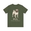 Pug Latin Shirt, Vintage Dog Sketch Tee, Dog Latin Gift