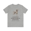 German Wirehaired Pointer Latin Shirt, Vintage Dog Sketch Tee, Dog Latin Gift