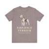 Airedale Terrier Latin Shirt, Vintage Dog Sketch Tee, Dog Latin Gift
