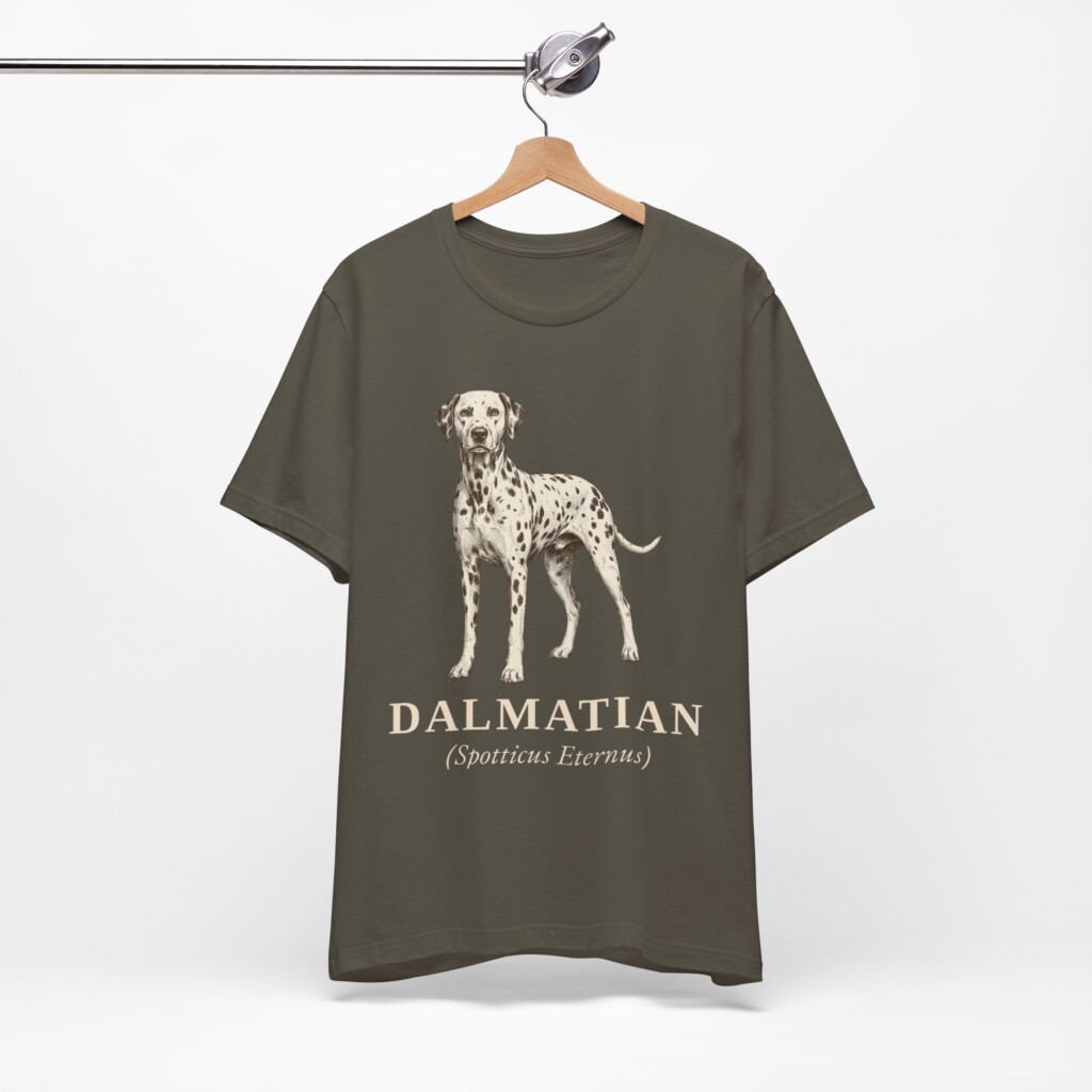 Dalmatian Latin Shirt, Vintage Dog Sketch Tee, Dog Latin Gift