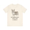 Corgi Lover Shirt, Vintage Dog Sketch Tee, Dog Lover Gift