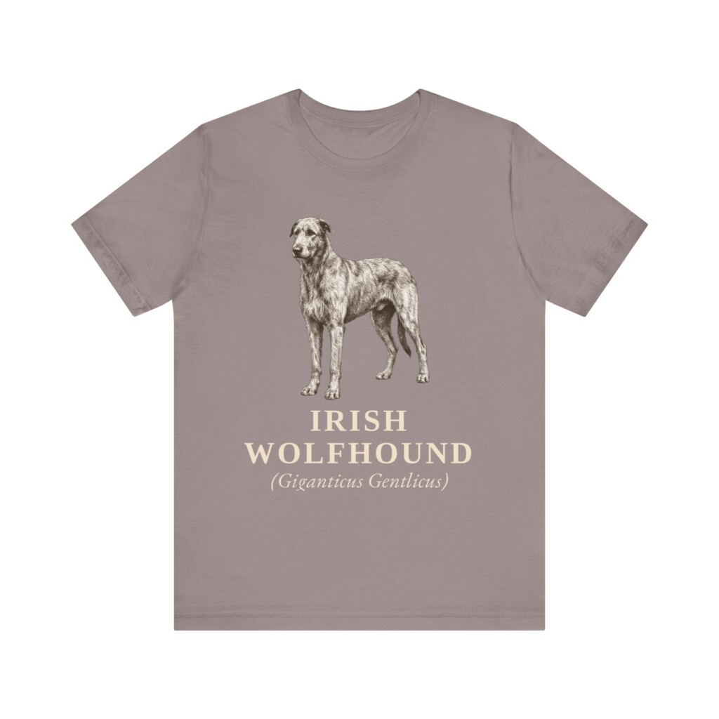 Irish Wolfhound Latin Shirt, Vintage Dog Sketch Tee, Dog Latin Gift Irish Wolfhound Latin Shirt, Vintage Dog Sketch Tee, Dog Latin Gift