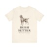 Irish Setter Latin Shirt, Vintage Dog Sketch Tee, Dog Latin Gift