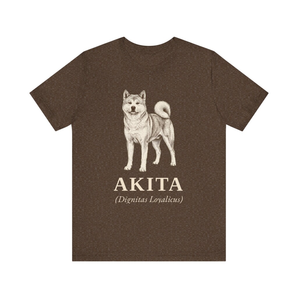 Akita Latin Shirt, Vintage Dog Sketch Tee, Dog Latin Gift Akita Latin Shirt, Vintage Dog Sketch Tee, Dog Latin Gift