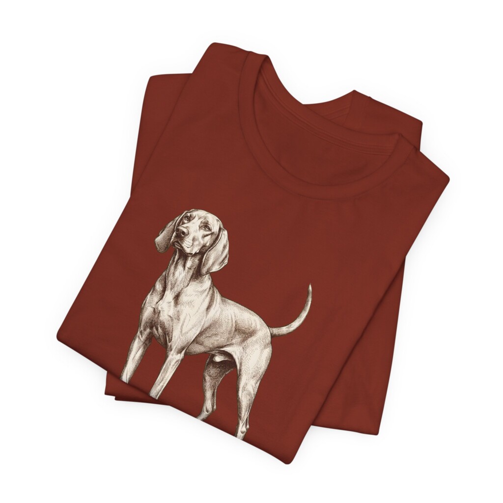 Redbone Coonhound Latin Shirt, Vintage Dog Sketch Tee, Dog Latin Gift
