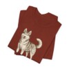 Husky Lover Shirt, Vintage Dog Sketch Tee, Dog Lover Gift