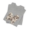 Tibetan Spaniel Latin Shirt, Vintage Dog Sketch Tee, Dog Latin Gift