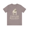 English Bulldog Latin Shirt, Vintage Dog Sketch Tee, Dog Latin Gift