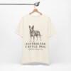 Australian Cattle Dog Latin Shirt, Vintage Dog Sketch Tee, Dog Latin Gift