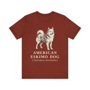 American Eskimo Dog Latin Shirt, Vintage Dog Sketch Tee, Dog Latin Gift