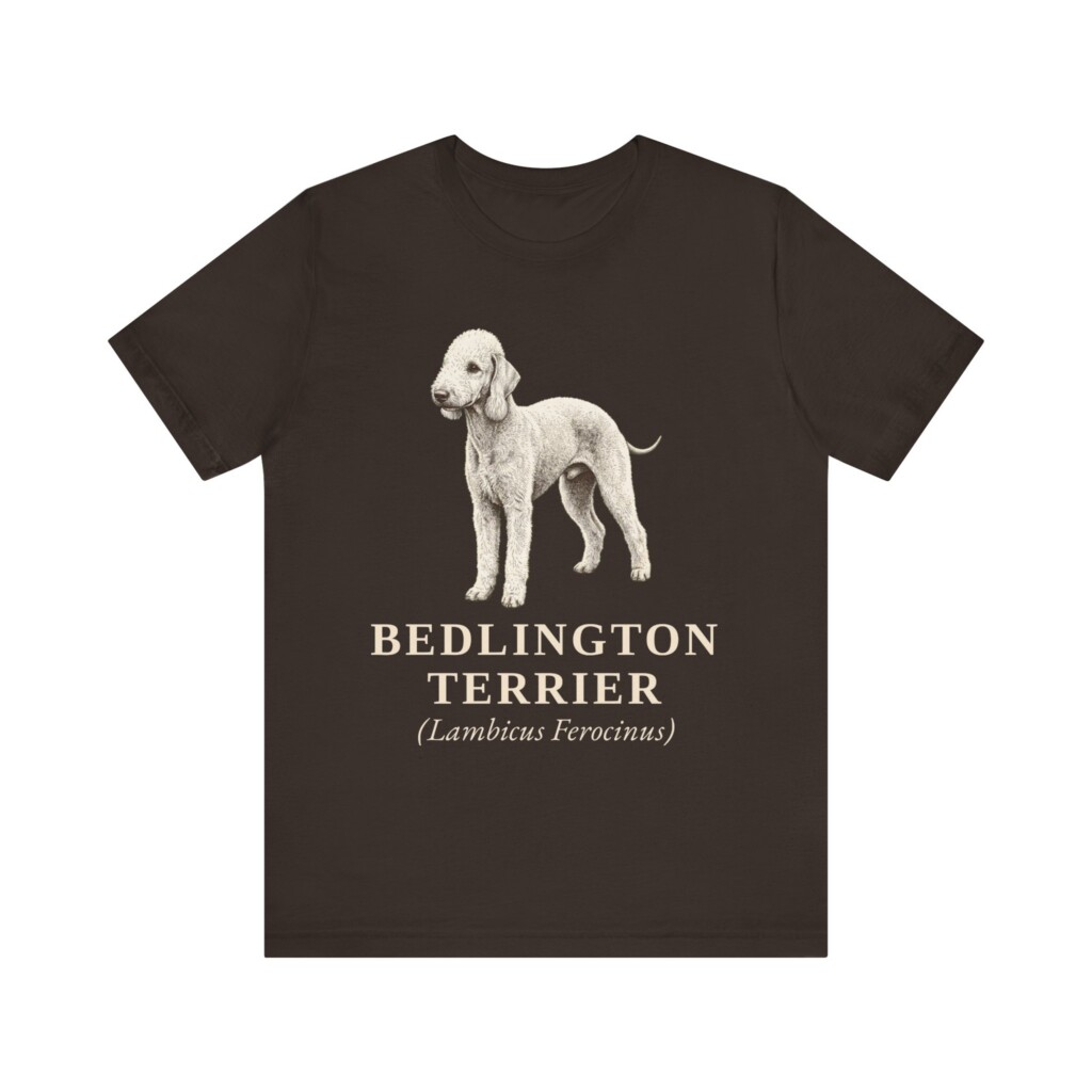 Bedlington Terrier Latin Shirt, Vintage Dog Sketch Tee, Dog Latin Gift Bedlington Terrier Latin Shirt, Vintage Dog Sketch Tee, Dog Latin Gift