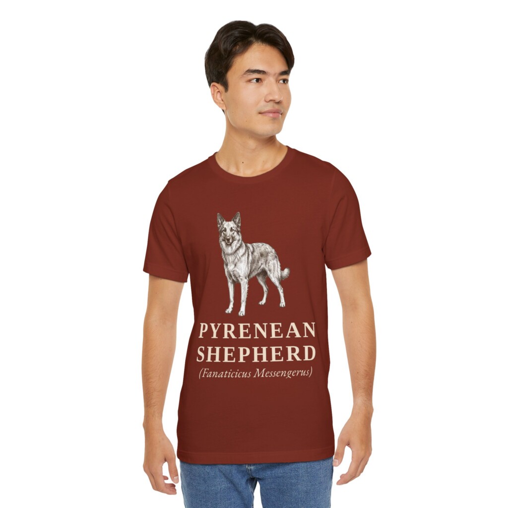 Pyrenean Shepherd Latin Shirt, Vintage Dog Sketch Tee, Dog Latin Gift Pyrenean Shepherd Latin Shirt, Vintage Dog Sketch Tee, Dog Latin Gift