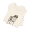 Saint Bernard Latin Shirt, Vintage Dog Sketch Tee, Dog Latin Gift