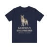 German Shepherd Latin Shirt, Vintage Dog Sketch Tee, Dog Latin Gift