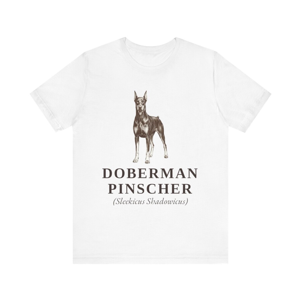 Doberman Pinscher Latin Shirt, Vintage Dog Sketch Tee, Dog Latin Gift Doberman Pinscher Latin Shirt, Vintage Dog Sketch Tee, Dog Latin Gift