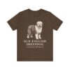Old English Sheepdog Latin Shirt, Vintage Dog Sketch Tee, Dog Latin Gift