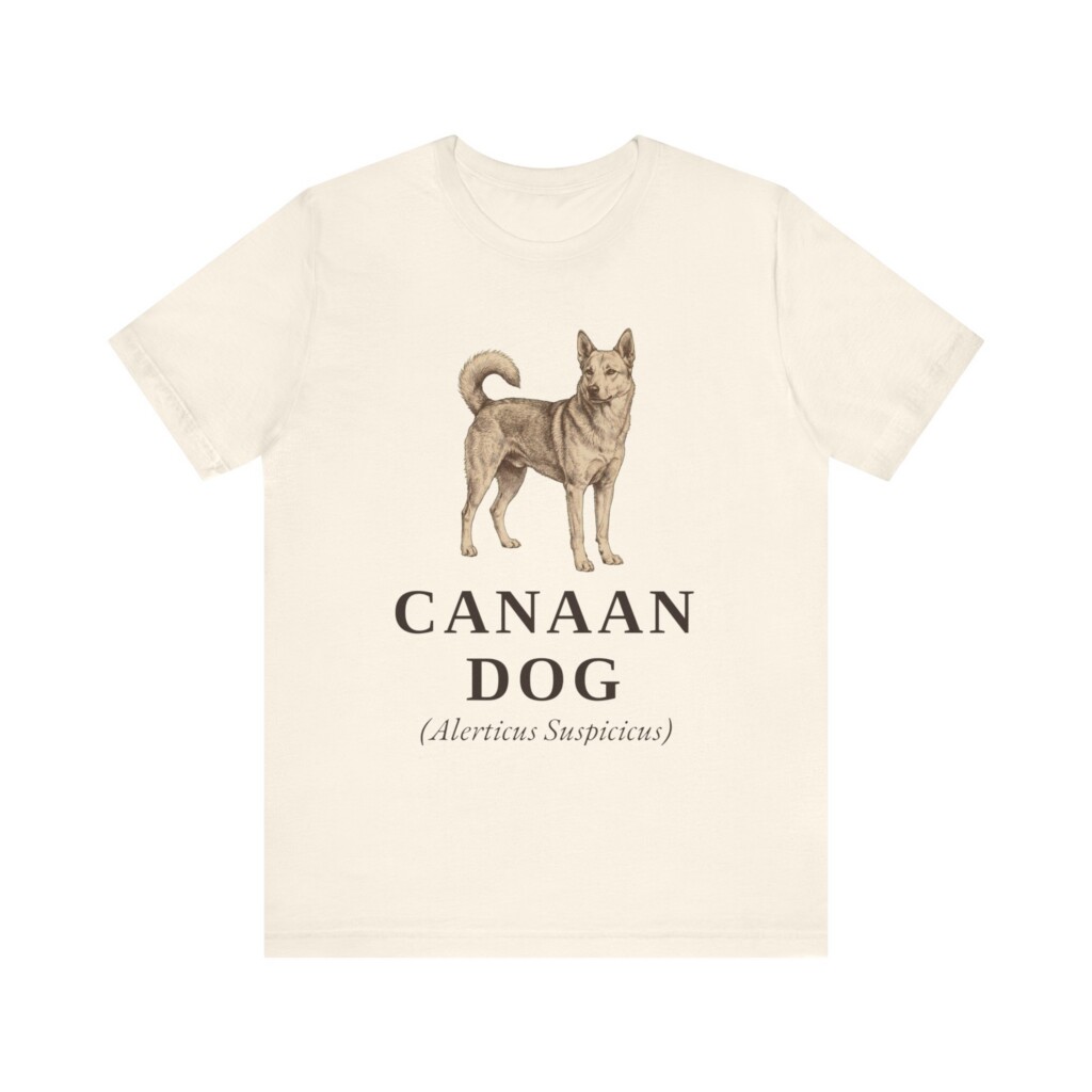Canaan Dog Latin Shirt, Vintage Dog Sketch Tee, Dog Latin Gift Canaan Dog Latin Shirt, Vintage Dog Sketch Tee, Dog Latin Gift