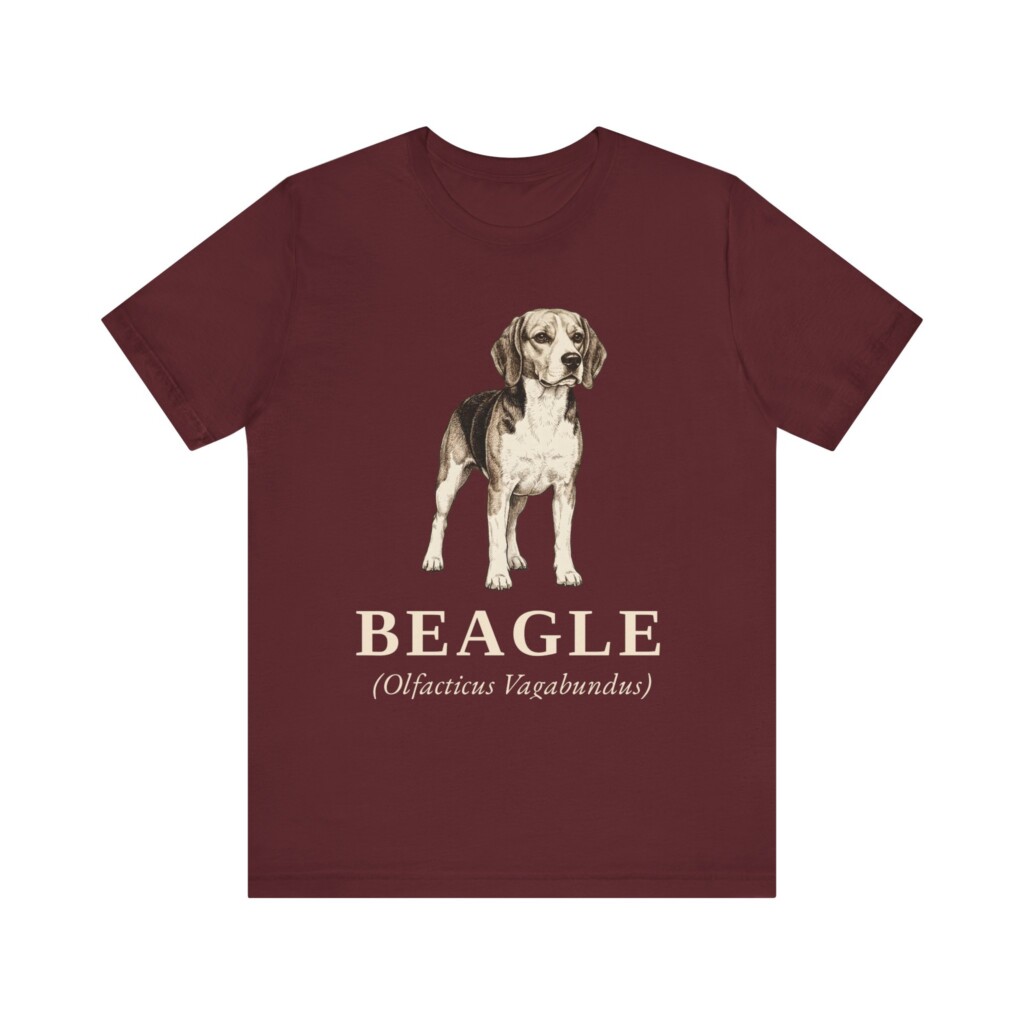Beagle Latin Shirt, Vintage Dog Sketch Tee, Dog Latin Gift Beagle Latin Shirt, Vintage Dog Sketch Tee, Dog Latin Gift
