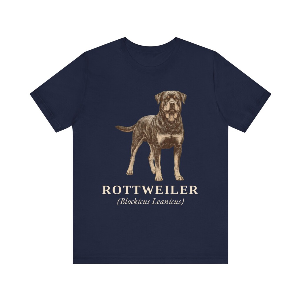 Rottweiler Latin Shirt, Vintage Dog Sketch Tee, Dog Latin Gift