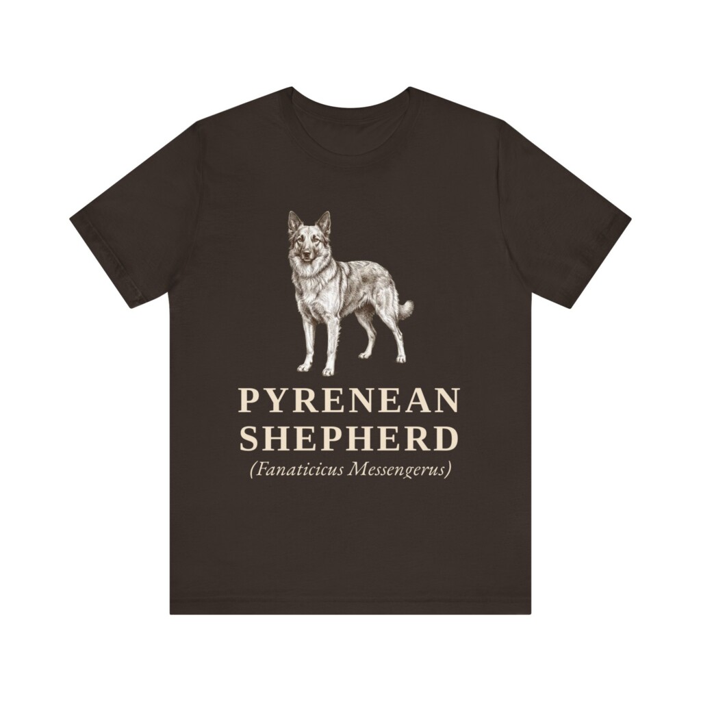 Pyrenean Shepherd Latin Shirt, Vintage Dog Sketch Tee, Dog Latin Gift Pyrenean Shepherd Latin Shirt, Vintage Dog Sketch Tee, Dog Latin Gift