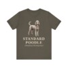 Standard Poodle Latin Shirt, Vintage Dog Sketch Tee, Dog Latin Gift