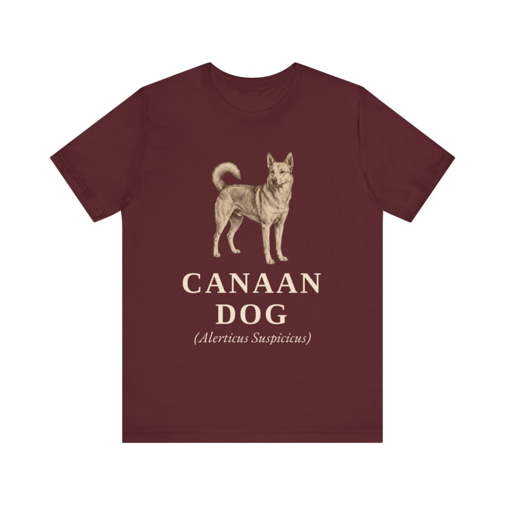 Canaan Dog Latin Shirt, Vintage Dog Sketch Tee, Dog Latin Gift Canaan Dog Latin Shirt, Vintage Dog Sketch Tee, Dog Latin Gift