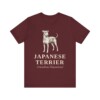 Japanese Terrier Latin Shirt, Vintage Dog Sketch Tee, Dog Latin Gift