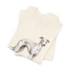 Whippet Latin Shirt, Vintage Dog Sketch Tee, Dog Latin Gift