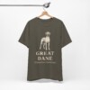 Great Dane Latin Shirt, Vintage Dog Sketch Tee, Dog Latin Gift
