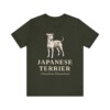 Japanese Terrier Latin Shirt, Vintage Dog Sketch Tee, Dog Latin Gift