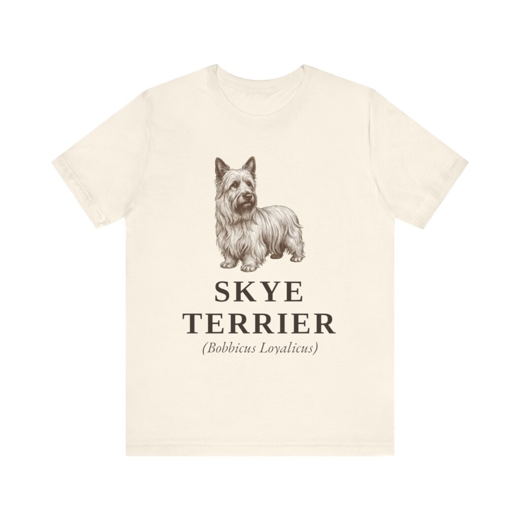 Skye Terrier Latin Shirt, Vintage Dog Sketch Tee, Dog Latin Gift Skye Terrier Latin Shirt, Vintage Dog Sketch Tee, Dog Latin Gift