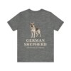 German Shepherd Latin Shirt, Vintage Dog Sketch Tee, Dog Latin Gift