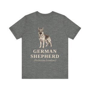 German Shepherd Latin Shirt, Vintage Dog Sketch Tee, Dog Latin Gift