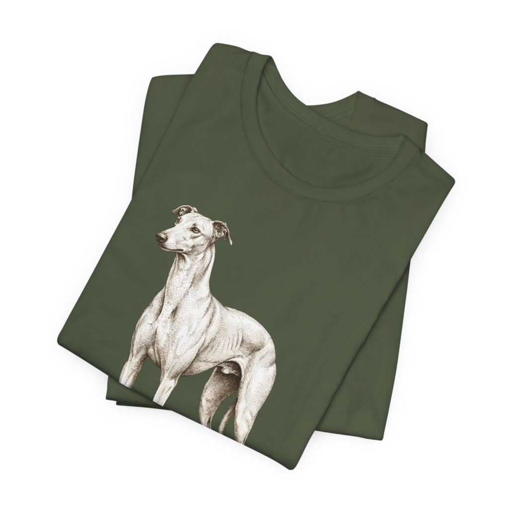 Greyhound Latin Shirt, Vintage Dog Sketch Tee, Dog Latin Gift