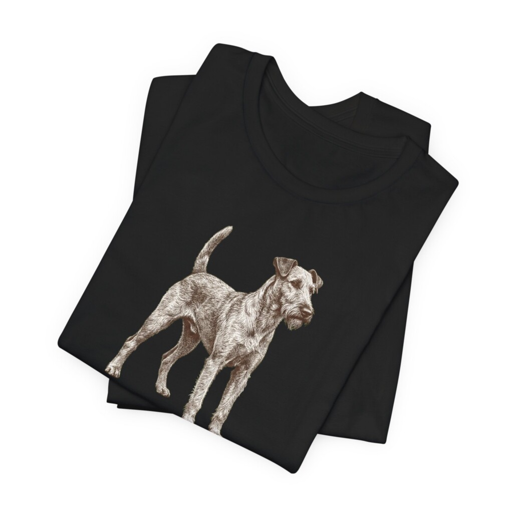 Irish Terrier Latin Shirt, Vintage Dog Sketch Tee, Dog Latin Gift