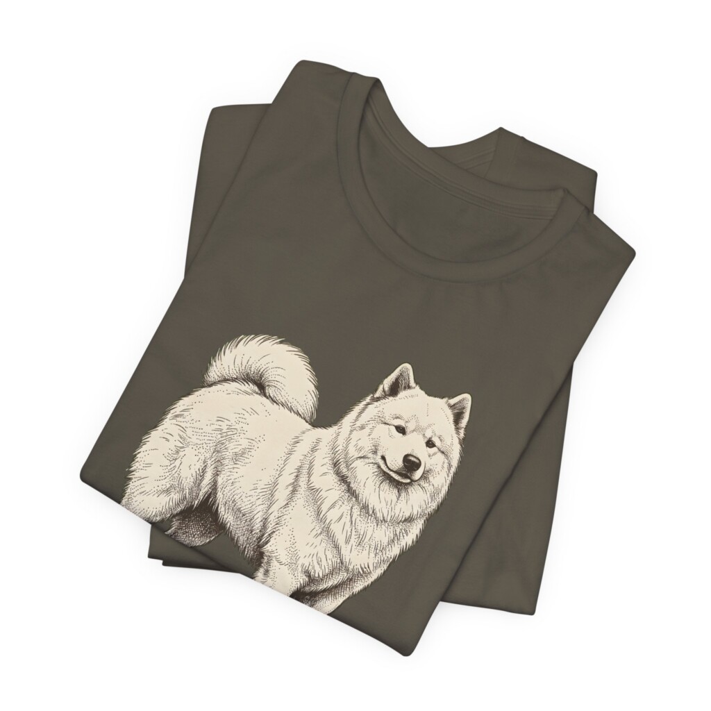 Samoyed Latin Shirt, Vintage Dog Sketch Tee, Dog Latin Gift