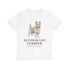 Australian Terrier Latin Shirt, Vintage Dog Sketch Tee, Dog Latin Gift