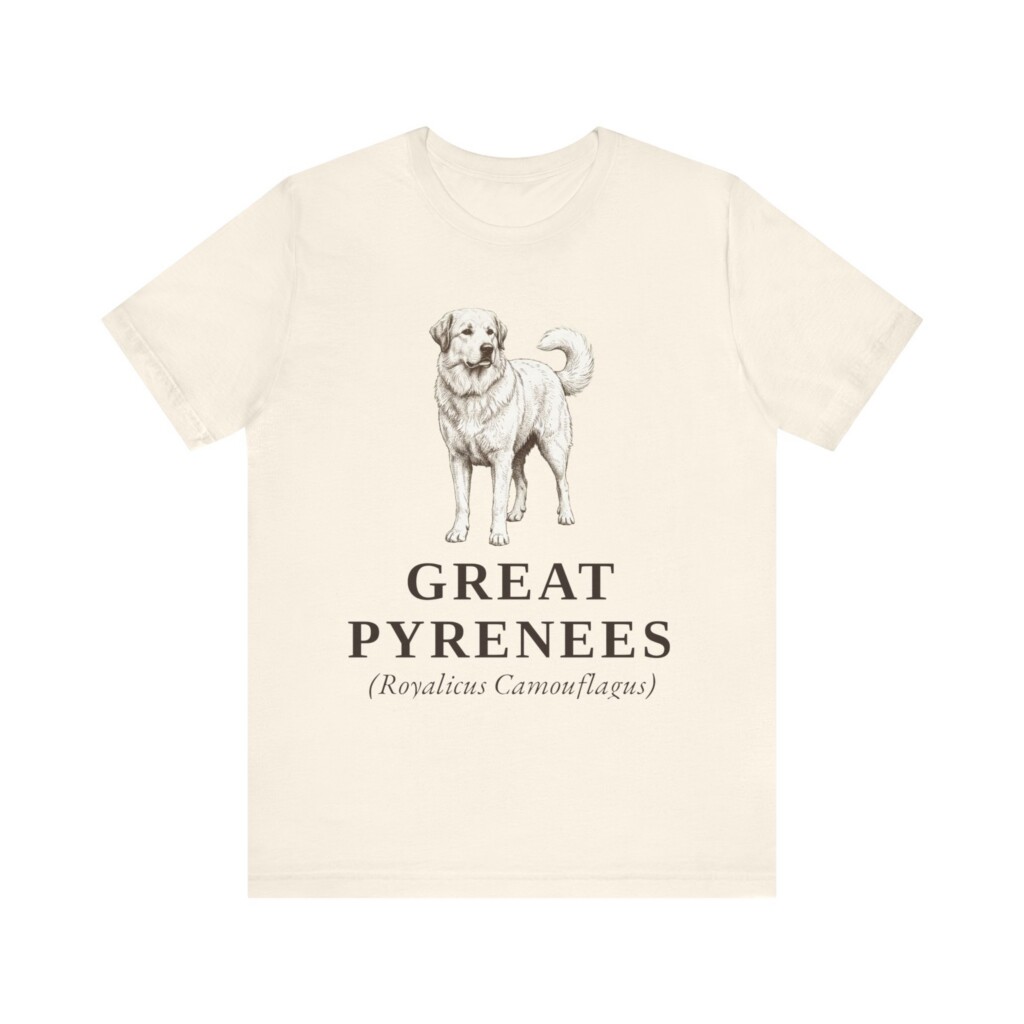 Great Pyrenees Latin Shirt, Vintage Dog Sketch Tee, Dog Latin Gift Great Pyrenees Latin Shirt, Vintage Dog Sketch Tee, Dog Latin Gift