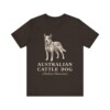 Australian Cattle Dog Latin Shirt, Vintage Dog Sketch Tee, Dog Latin Gift