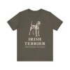Irish Terrier Latin Shirt, Vintage Dog Sketch Tee, Dog Latin Gift
