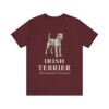 Irish Terrier Latin Shirt, Vintage Dog Sketch Tee, Dog Latin Gift