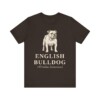 English Bulldog Latin Shirt, Vintage Dog Sketch Tee, Dog Latin Gift