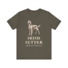 Irish Setter Latin Shirt, Vintage Dog Sketch Tee, Dog Latin Gift