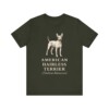 American Hairless Terrier Latin Shirt, Vintage Dog Sketch Tee, Dog Latin Gift