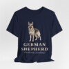 German Shepherd Latin Shirt, Vintage Dog Sketch Tee, Dog Latin Gift